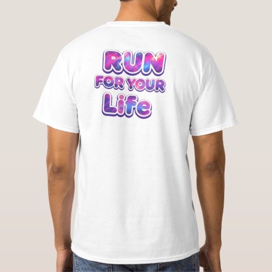 Pro Running Motivation Tシャツ (裏面)