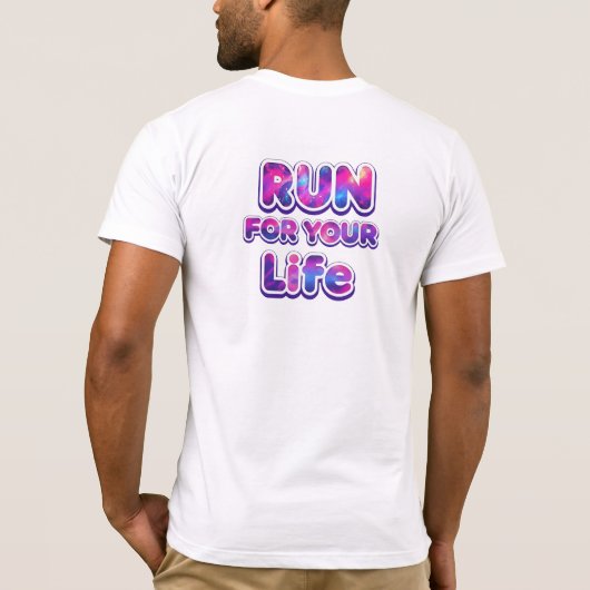 Pro Running Motivation Tシャツ (裏面)