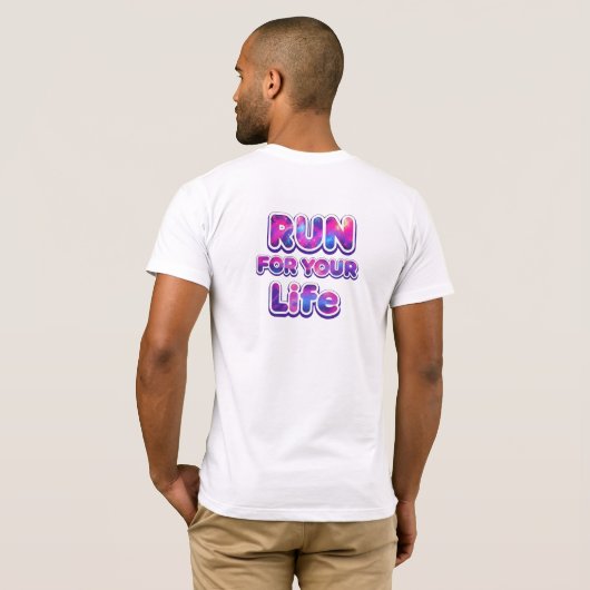 Pro Running Motivation Tシャツ (裏面フル)