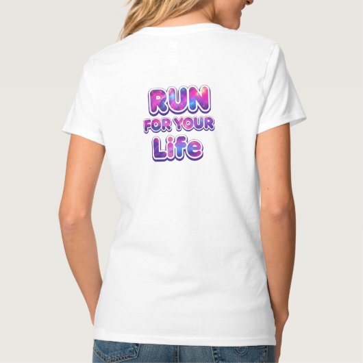 Pro Running Motivation Tシャツ (裏面)