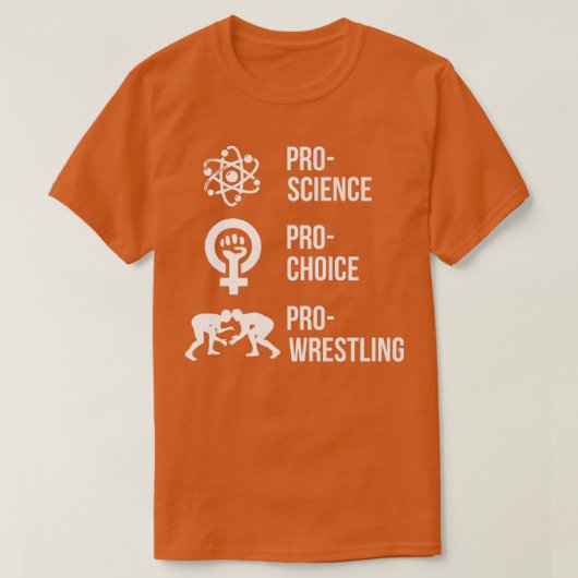 Pro Science Pro Choice Proレスリングプレミアム1704 Tシャツ (デザイン正面)