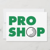 Pro Shop Sign招待状 招待状 (正面)