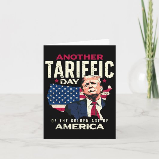 Pro Tariff Tariffic Terrific Graphic  カード (正面)