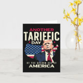 Pro Tariff Tariffic Terrific Graphic  カード (黄色い花)