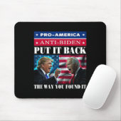 Pro Trump &アンチ マウスパッド (マウス)