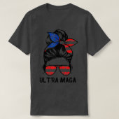 Pro Trump Ultra Mega Messy Bun   1  Tシャツ (デザイン正面)