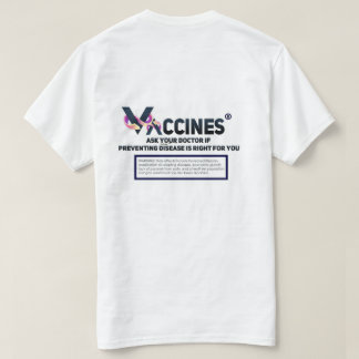 Pro Vaccineロゴ Tシャツ