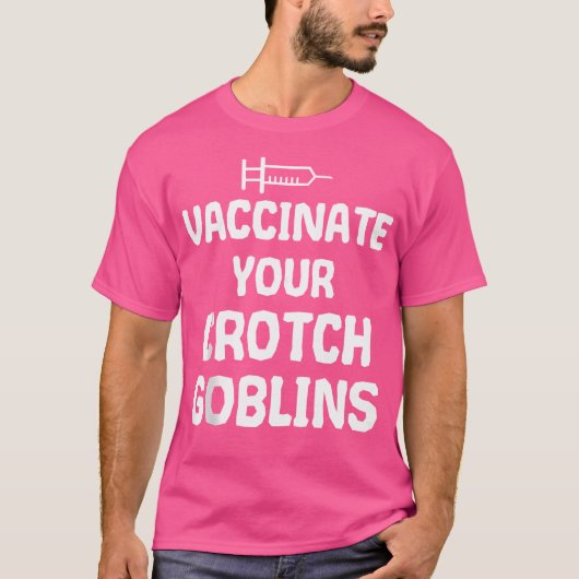 Pro Vaccine Doctの股下薬の予防接種 Tシャツ (正面)