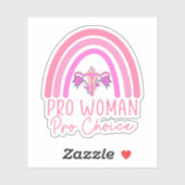 Pro Women Pro Choice，フェミニスト，私の体私の選択 シール (シート)