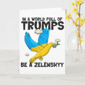 Pro Zelensky The World Needs More Zelensky's Suppo カード (黄色い花)