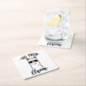 Probのラマを冷却しないで下さい スクエアペーパーコースター (インサイチュ)