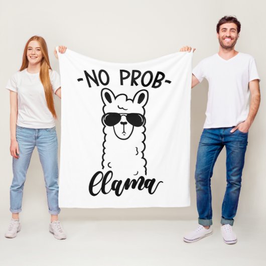 Probのラマを冷却しないで下さい フリースブランケット (インサイチュ)