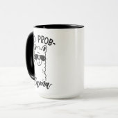 Probのラマを冷却しないで下さい マグカップ (正面左)