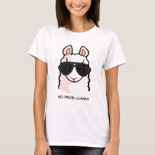 Probラマ無し Tシャツ