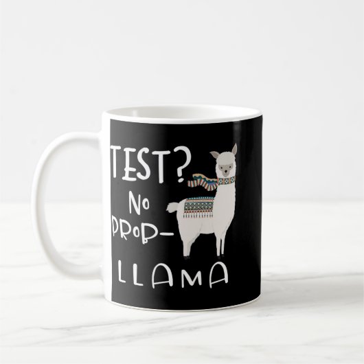 - Prob-llama試験先生教育者おもしろいなし コーヒーマグカップ (左)
