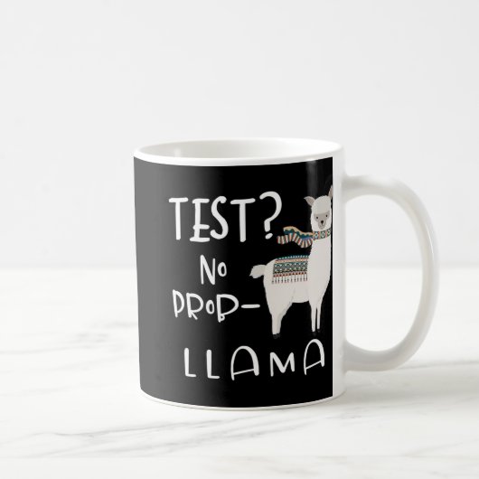 - Prob-llama試験先生教育者おもしろいなし コーヒーマグカップ (右)