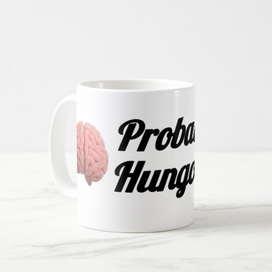 Probably Hungover | Sugar Brain Design コーヒーマグカップ (正面左)