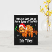 Probably Just Going To Jingle Some Of The Way Funn カード (黄色い花)