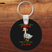 Probably Just Gonna Jingle I’m Tired Lazy Christma キーホルダー (正面)