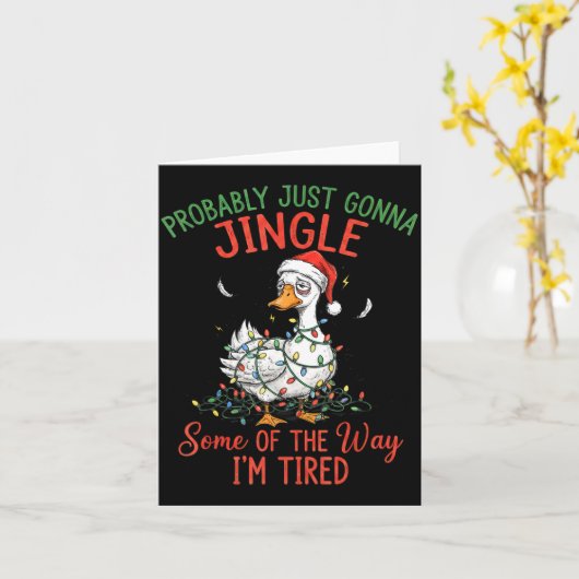 Probably Just Gonna Jingle Some Of The Way I'm Tir カード (黄色い花)