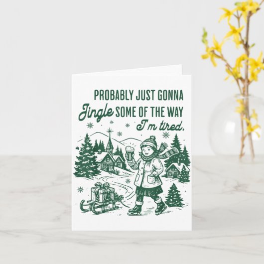 Probably Just Gonna Jingle Some Of The Way I'm Tir カード (黄色い花)