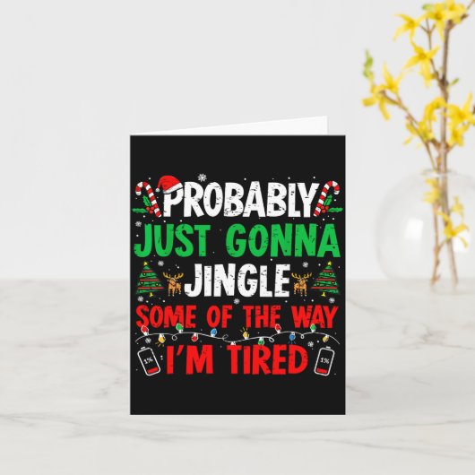 Probably Just Gonna Jingle Some Of The Way I'm Tir カード (黄色い花)