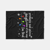 Probably Just Gonna Jingle Some Of The Way I'm Tir フリースブランケット (正面(横))