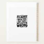 Probably late for something funny design  プランナー手帳 (裏面)