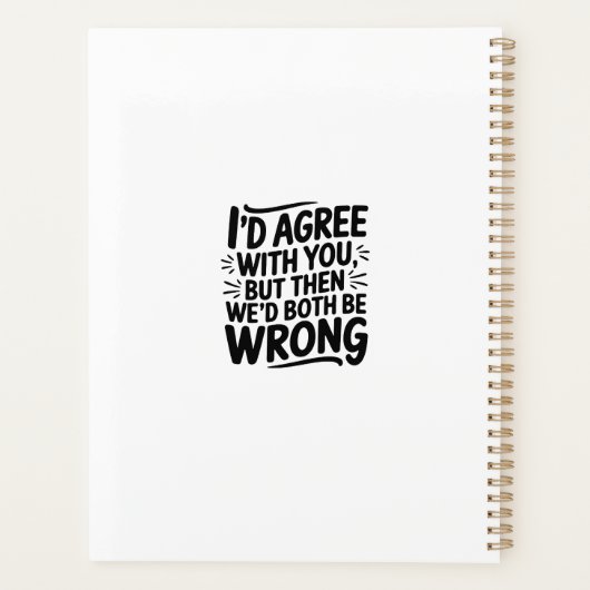 Probably late for something funny design  プランナー手帳 (裏面)