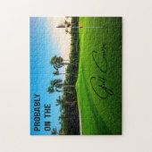 Probably on the Golf Course Golf Lovers ジグソーパズル (縦)