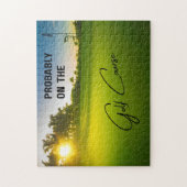 Probably on the Golf Course Golf Lovers ジグソーパズル (縦)