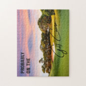 Probably on the Golf Course Golf Lovers ジグソーパズル (縦)