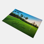 Probably on the Golf Course Golf Lovers ドアマット (アングル)