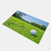 Probably on the Golf Course Golf Lovers Doormat ドアマット (アングル)