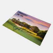 Probably on the Golf Course Golf Lovers Doormat ドアマット (アングル)