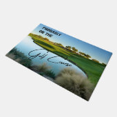 Probably on the Golf Course Golf Lovers Doormat ドアマット (アングル)