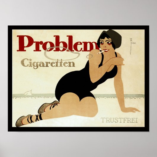 Problem Cigarette Ad ポスター (正面)