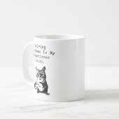 Problem Solver Superpower Math Enthusiast コーヒーマグカップ (正面左)