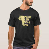 Problem Solving Graphic Bouldering Rock Boulder Cl Tシャツ (正面)