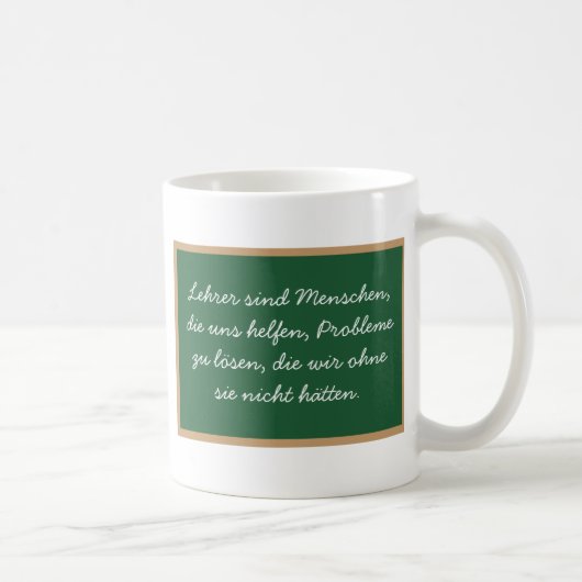 Probleme lösen, die wir nicht hätten コーヒーマグカップ (右)