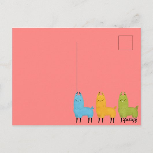 ProbLlamaポストカードなし ポストカード (裏面)