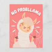 ProbLlamaポストカードなし ポストカード (正面)