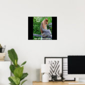 Proboscis Monkey – 時々座って考える ポスター (ホームオフィス)