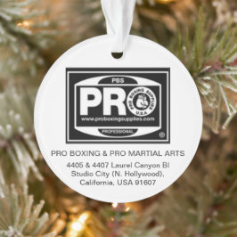 #PROBOXINGと#PROMARTIALARTS オーナメント