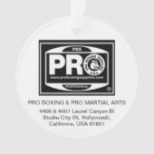 #PROBOXINGと#PROMARTIALARTS オーナメント (正面)