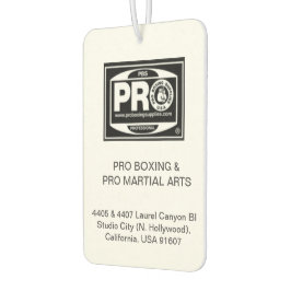 #PROBOXINGと#PROMARTIALARTS カーエアーフレッシュナー