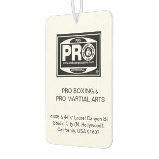 #PROBOXINGと#PROMARTIALARTS カーエアーフレッシュナー