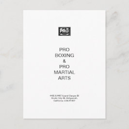 #PROBOXINGと#PROMARTIALARTS シーズンポストカード