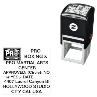#PROBOXINGと#PROMARTIALARTS セルフインキングスタンプ