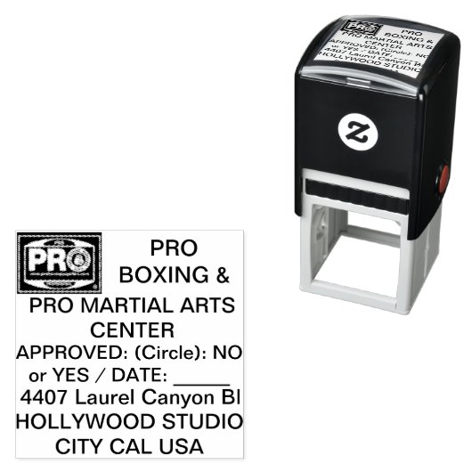 #PROBOXINGと#PROMARTIALARTS セルフインキングスタンプ (インサイチュ)
